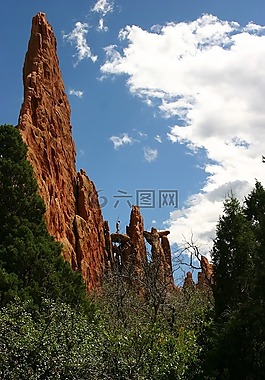 美国,众神花园,景观
