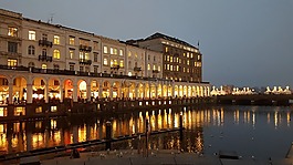 斯商场,汉堡,的jungfernstieg