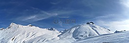 冬天,藍藍的天空,全景