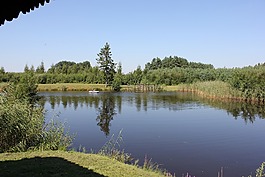 masuria,湖,夏季