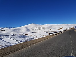 公路,路,雪