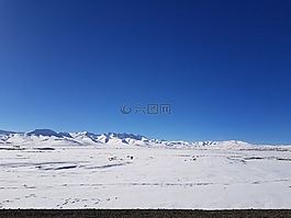 雪,山,雪山