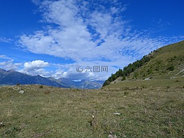 天空,藍(lán)色,景觀