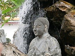 佛教,雕塑,平靜