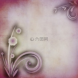蓬勃发展,粉红色,数码创作