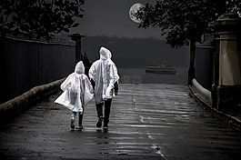 夫婦,關(guān)系,雨