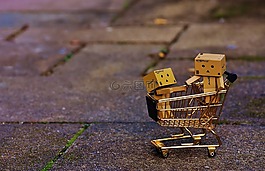danbo,數(shù)字,購(gòu)物車(chē)