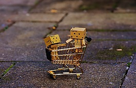 danbo,數(shù)字,購(gòu)物車(chē)