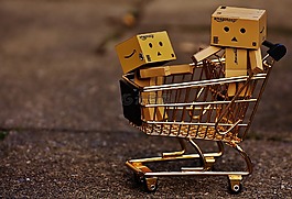 danbo,數(shù)字,購(gòu)物車(chē)