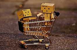 danbo,數(shù)字,購(gòu)物車(chē)