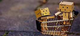 danbo,數(shù)字,購(gòu)物車(chē)