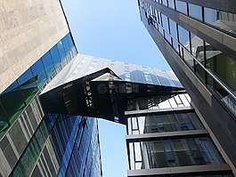 建設,玻璃,鏡像