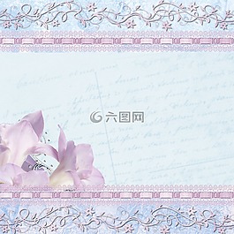 背景,丁香,藍(lán)色