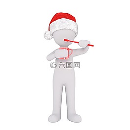 白人男性,3d模型,孤立