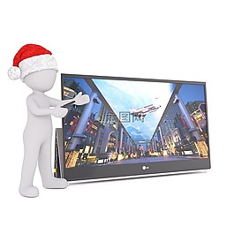 白人男性,3d模型,孤立