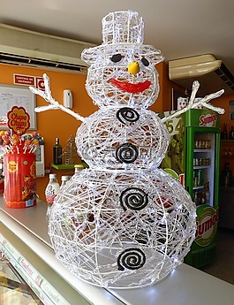 雪人,冬天,装饰