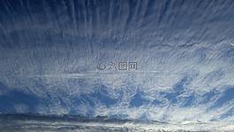 云,天空,卷云