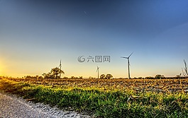 windr?der,風電,日落