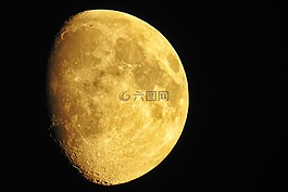 月球,月球環形山,夜