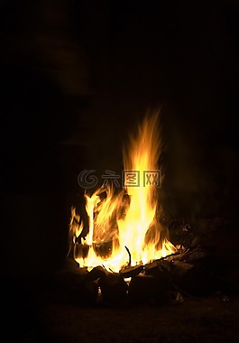 火,火焰,發(fā)光