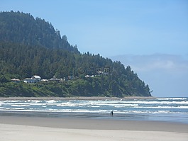 岸線,波,海洋