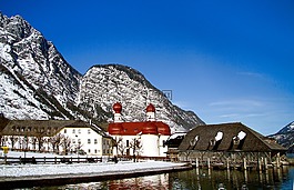 国王湖,bartholomä st,berchtesgadener 土地