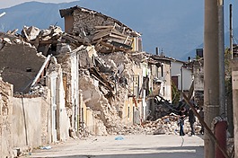 地震,瓦礫,崩潰