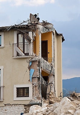 地震,瓦礫,崩潰