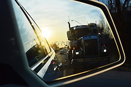 汽車,鏡子,卡車
