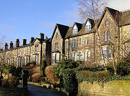 英格兰,露台的房子,石材外立面