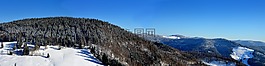 全景,黑色的森林,滑雪運(yùn)行