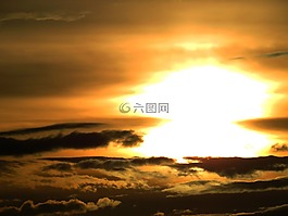 太陽,日落,abendstimmung