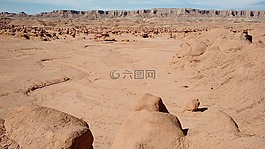 沙漠,干旱,山