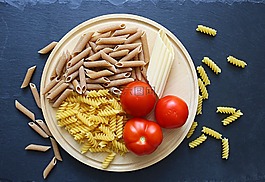 通心粉,面食,食品