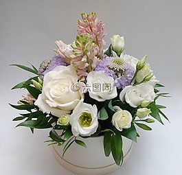 花束,白,玫瑰