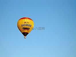 熱氣球,飛,氣球