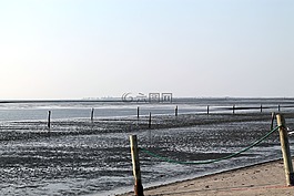 防波堤,北海,潮汐