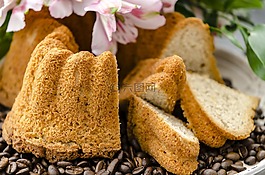 蛋糕,肉桂饼,心的蛋糕