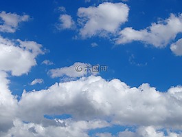 天空,云,白