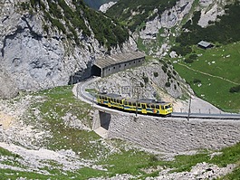 巴伐利亞,wendelstein,螺旋石鐵路