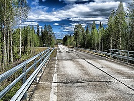 suomussalmi,芬蘭,路