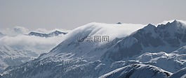 山,高山,山景觀
