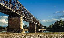 橋,全景圖,結構