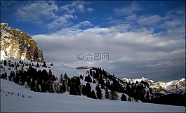 高山,山,山景观