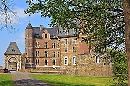 城堡,城堡merode,公园