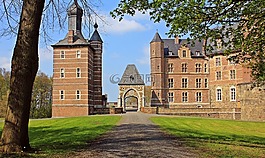 城堡,城堡merode,公园