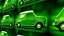 迷你,車,馬達