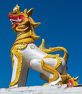 神秘生物,獅子,寺復(fù)雜