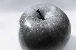 蘋果,水果,黑色