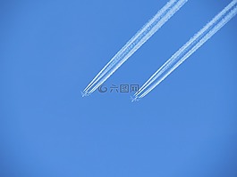 飛機,天空,飛